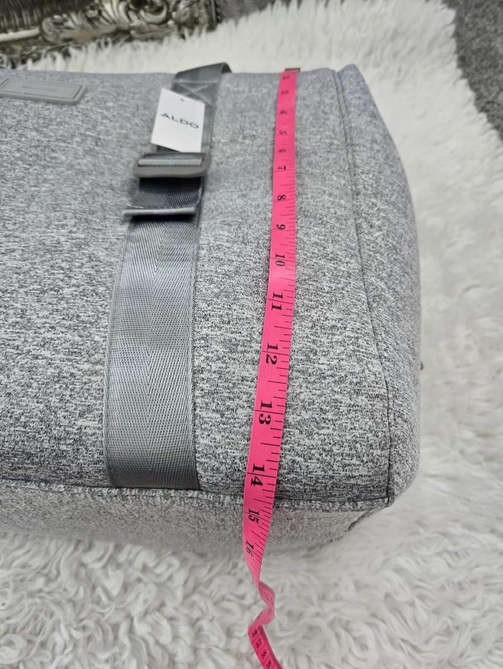 ALDO BRODDIE UNISEX - Weekend bag - Heathered Grey. One size. New.